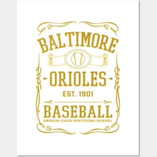 Vintage Orioles American Baseball Posters and Art